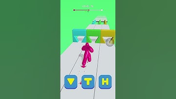 Blob shifter 3D level 76:gameplay 🔷🟦🔻#gameplay #reels #blobshooter3d #shorts