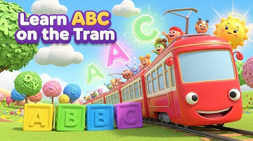 Learn ABC on the Tram 🚋🔤 Fun Alphabet Song for Kids