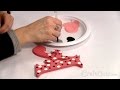 How to Paint Polka Dots on Wood Letters