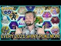 ALL MY 2021 SHINY POKÉMON! *TOP 8 REACTIONS* (Pokémon GO)