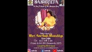 Sri Amritesh Shandilya | Tabla Lahara | Delhi | SASHRUTA