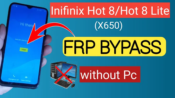 Infinix Hot 8/Hot 8 Lite (x650) FRP Bypass Without PC |Remove Google account