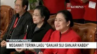 Ketum PDI Perjuangan Megawati Terima Lagu Buatan Seniman Yogyakarta Ganjar Siji Ganjar Kabeh