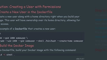 How to Start a Docker Container in User Mode with Read-Write Access
