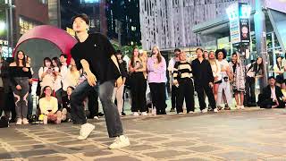 240528 kpop cover dance team ONE OF - MILLIONS (WINNER) Sinchon busking