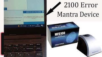 Mantra Device 2100 Error solution | mantra Device Error solution |