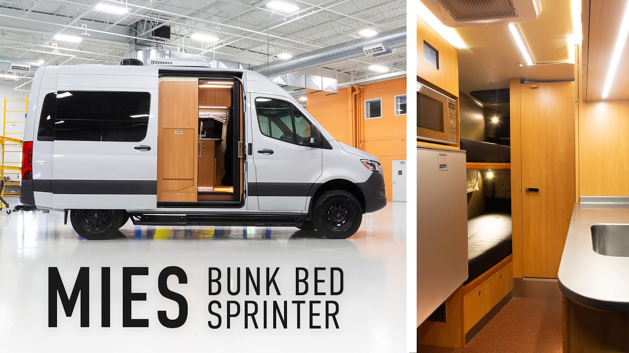 Moreel luister zwaartekracht MIES | Bunk Beds in a 144" Sprinter - YouTube