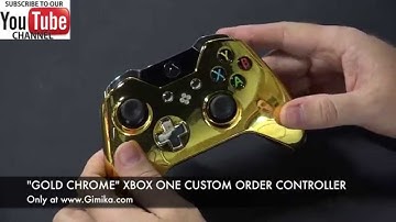 "GOLD" EXTREME Xbox One Custom Built Controller by Gimika.com