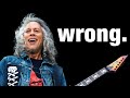 Kirk hammett is wrong about guitar solos