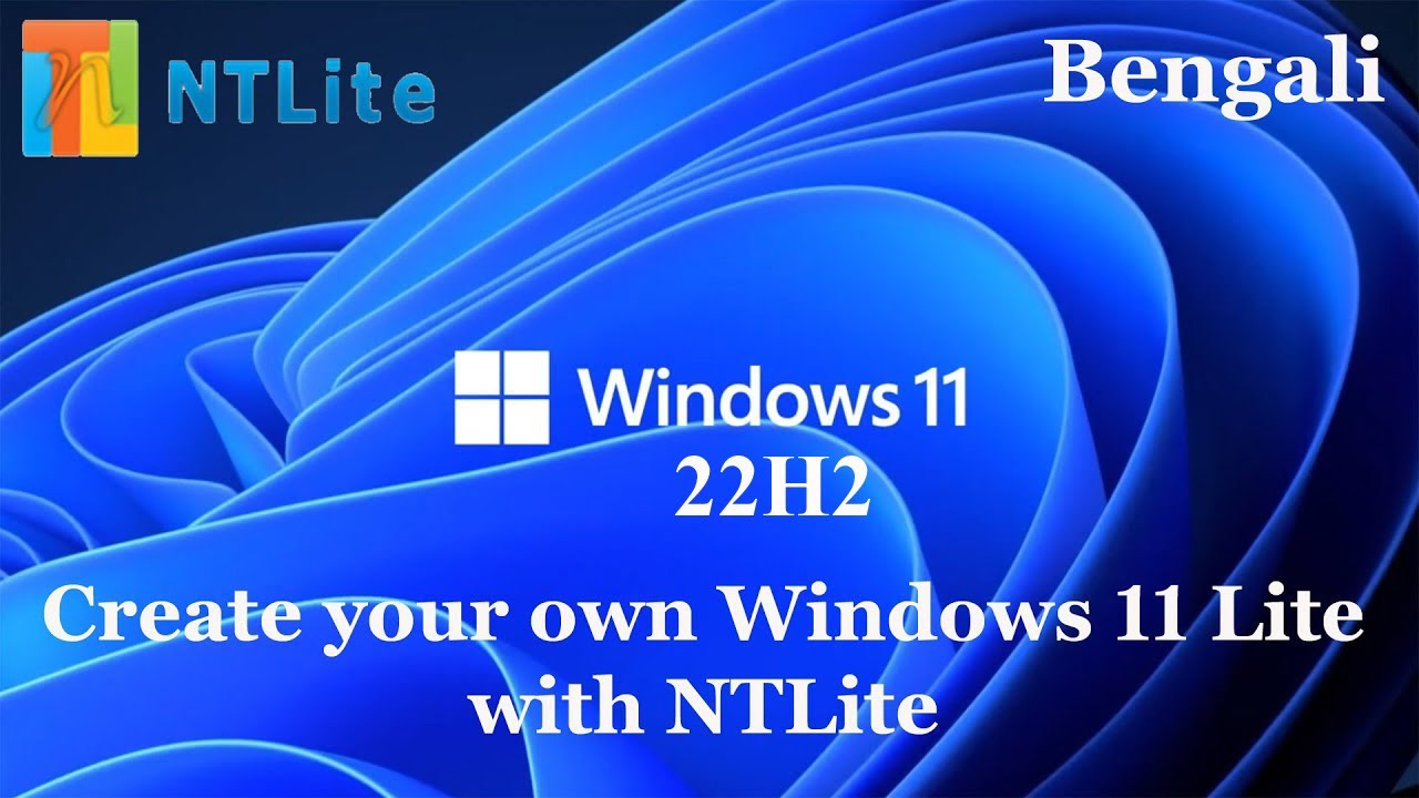 Create Your Own Modified Windows 11 Lite ISO With NTLite Software ** Check  Description for Details * 