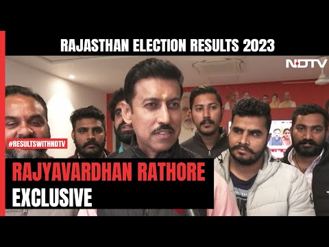 Rajasthan Election Results | Who Will Be Rajasthan CM If BJP Wins? What Rajyavardhan Rathore Said - NDTV