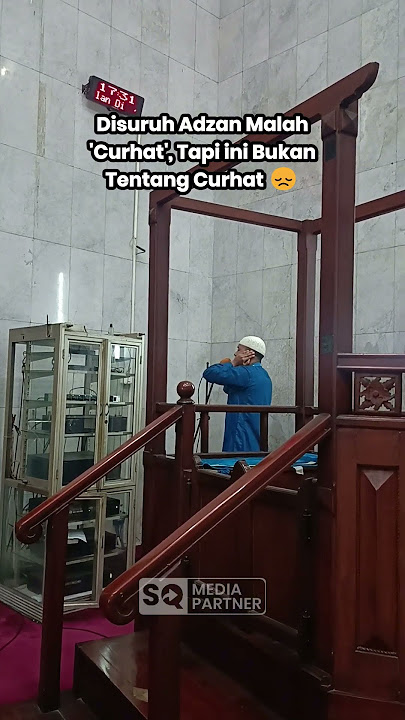 Disuruh Adzan Malah Curhat! Suara Adzan Merdu #shorts
