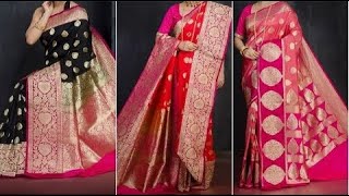 Latest 6 Best Banarasi Silk Sarees | saree haul | amazon saree Haul | meesho saree haul latest saree