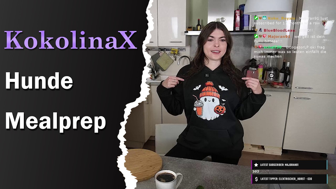 Hunde Mealprep für Luxus-Husky - KokolinaX LIVE auf Twitch
