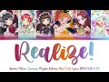 Realize Aroma Mikan Gaaruru Miyabi Kokone Nina PriPara Aikatsu Full Lyrics ROM KAN ENG