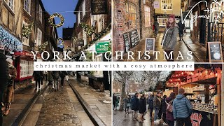 YORK Christmas Market | the shambles, hot chocolate, cosy vibes