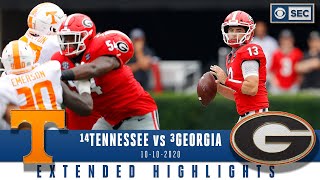 #14 Tennessee Volunteers vs #3 Georgia Bulldogs: Extended Highlights | CBS Sports