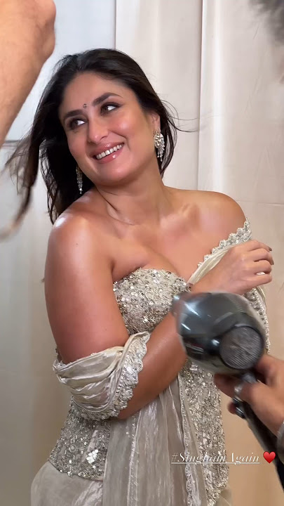 Kareena Kapoor's hot BTS photoshoot before the trailer launch of Singham Again 🔥#kareenakapoorkhan