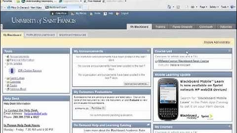 Adding Films On Demand Videos in Blackboard