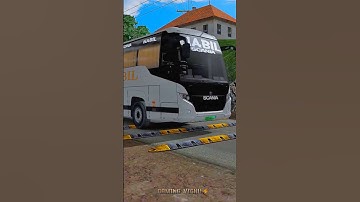 Scania nabil sleeper bus in speed breaker🤯🛣#shorts #ets2 #gaming