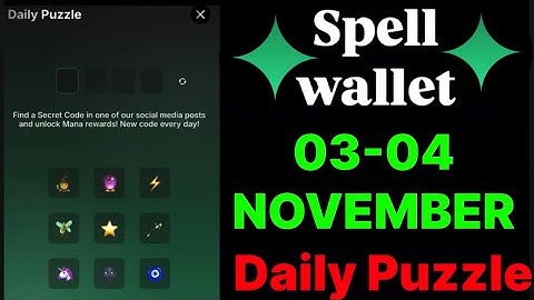 Spell wallet puzzle today 03 & 04 November | spell wallet daily puzzle | #spellwallet #combo |