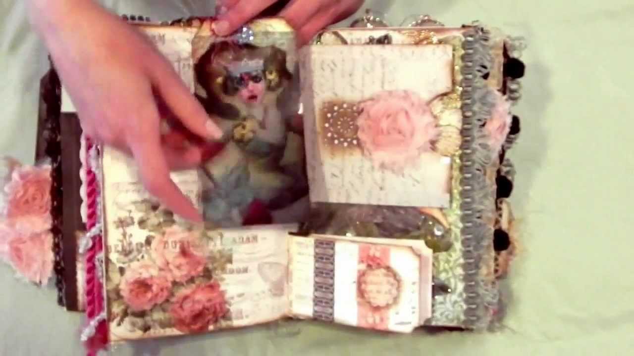 Altered Fairy Book/Mini Album - Fairy Dreamz Etc. (Mixed Media Girls) - SOLD