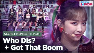 [Simply K-Pop] SECRET NUMBER (시크릿넘버) - Who Dis? + Got That Boom 🎄Year-End Special🎅 _ Ep.447