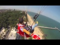 Веско над Морската градина на Бургас,Парапланер,Flight at Sea Garden , Paragliding,Парапланеризъм