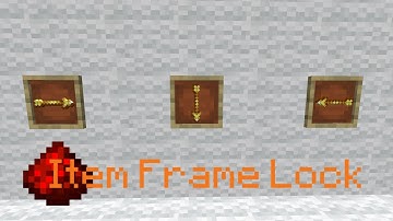 MC Tutorial - Item Frame Combination Lock
