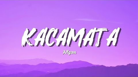Afgan - Kacamata (Official Lyric Video)