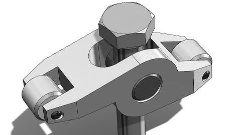 fast103 SolidWorks Tutorial 103 Rocker arm for engine