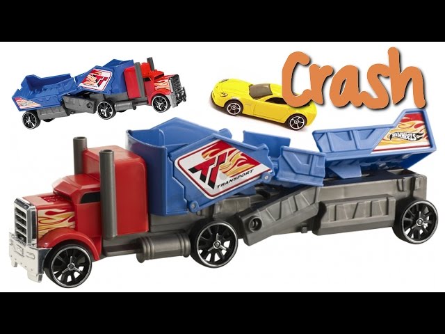  Hot Wheels Smashing and Crashing Break Apart Big Rig : Toys &  Games