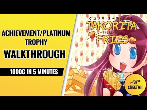 Takorita Meets Fries - Achievement / Platinum Trophy Walkthrough (1000G IN 5 MINUTES)