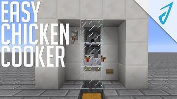 Minecraft: EASY CHICKEN COOKER! (Redstone Tutorial) | iJevin