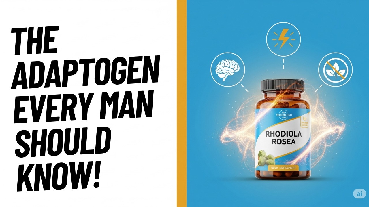 Rhodiola Rosea Benefits for Men Over 35 | Energy, Stress & Testosterone Support