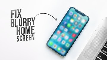 How to Fix Blurry Home Screen on iPhone (tutorial)