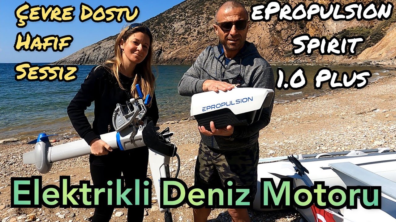 ePropulsion Spirit 1.0 Plus/ Çevre dostu, sessiz, hafif/ Elektrikli Deniz Motoru