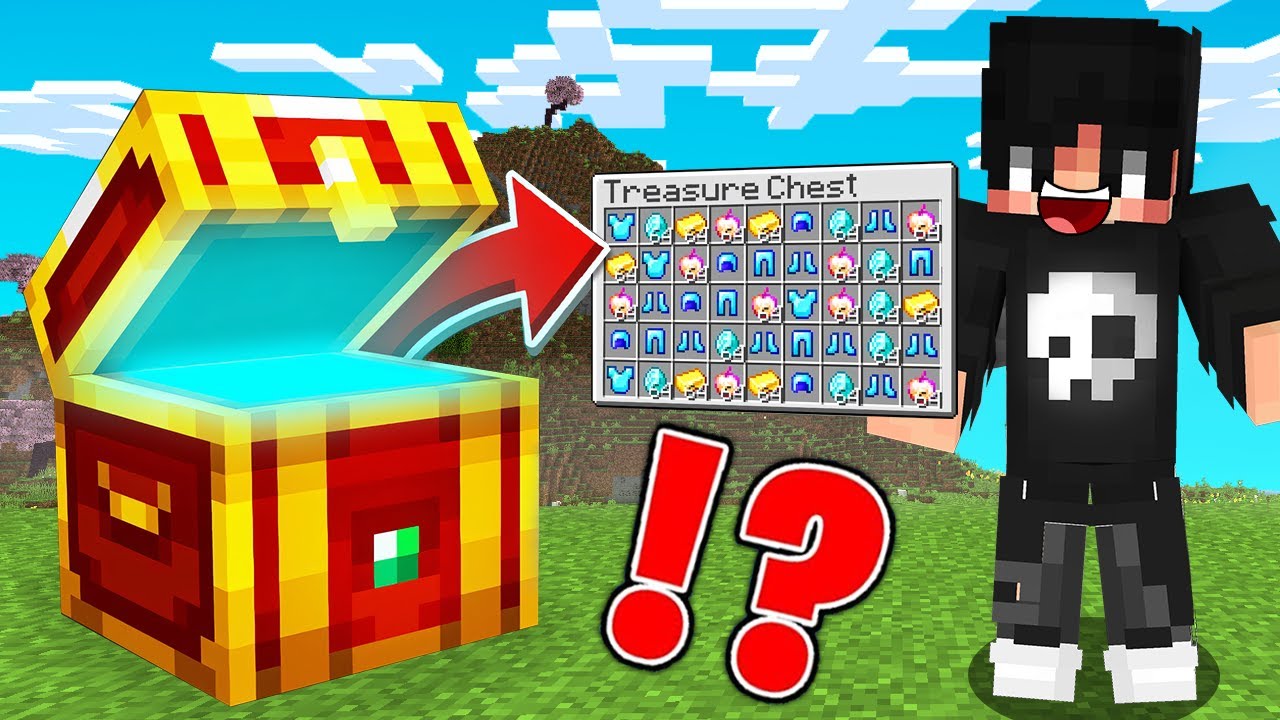 ماين كرافت ماذا يوجد داخل كنز الموارد الغريب !!؟ l روليت كرافت #2
