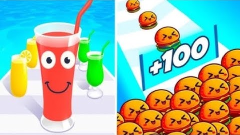 Juice Run vs Food Run 🥤🍔 | Epic Mobile Game Challenge 2025 🎮🔥