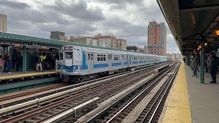 Chasing MTA NYC Subway Yankees Opening Day IRT LoV & Train of Many Colors (4/5/24)