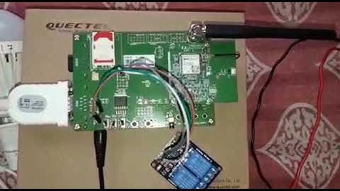Home automation using quectel M66 GSM modem