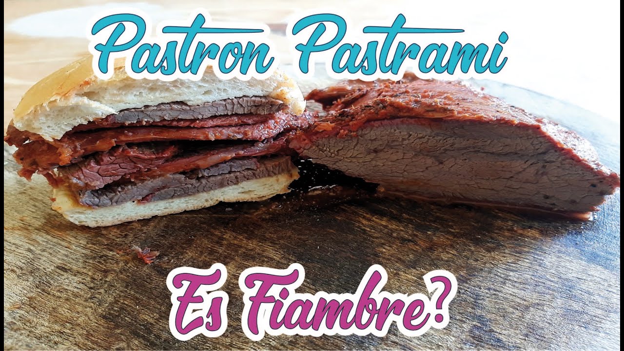 Pastron / Pastrami Fiambre Casero, paso a paso con Picaña Carne Vacuna.!