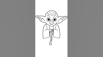 how to draw yoda easy