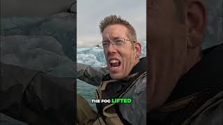 Luke Kayaked Between Giant Alaskan Icebergs 😳🧊! #shorts
