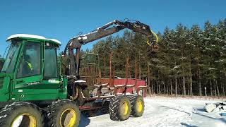 Forwarder TIMBERJACK 1110 D, 8x8 na licytacji Flotilo.pl