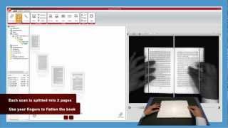 Fast book scanning with sceye Bookmode on sceyeX-A3