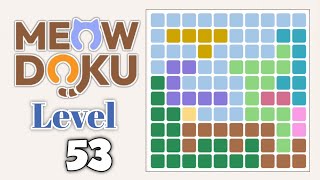 Meowdoku: Brain Puzzle Games Level 53 | Game Walkthrough