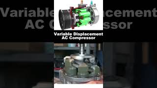 How a Variable Displacement AC Compressor Works! ⚙️ #shortsyoutube