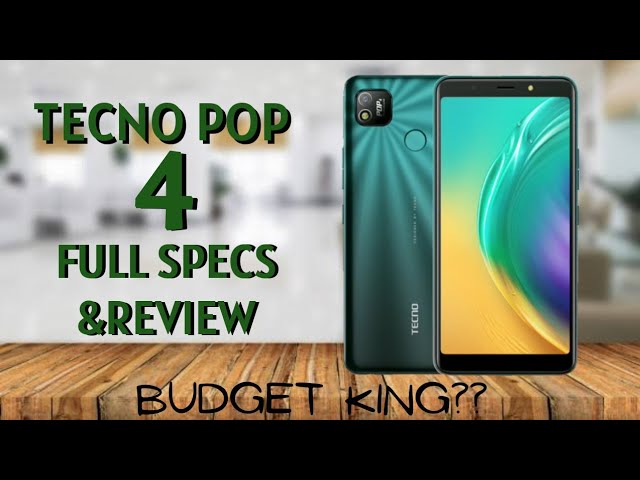 Tecno Pop 4 Full Specs Review New Budget King Youtube