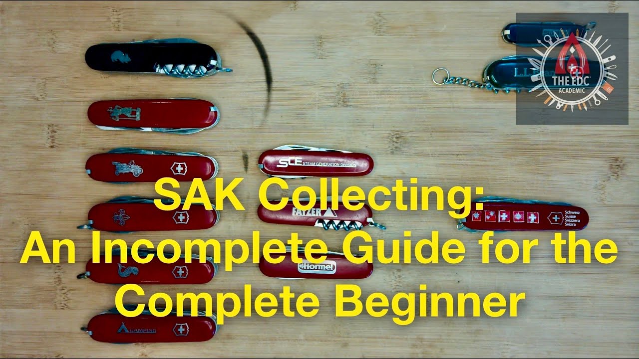 SAK Collecting: An Incomplete Guide for the Complete Beginner